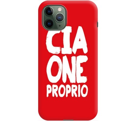 Cover Apple iPhone 11 pro CIAONE PROPRIO Bordo Nero