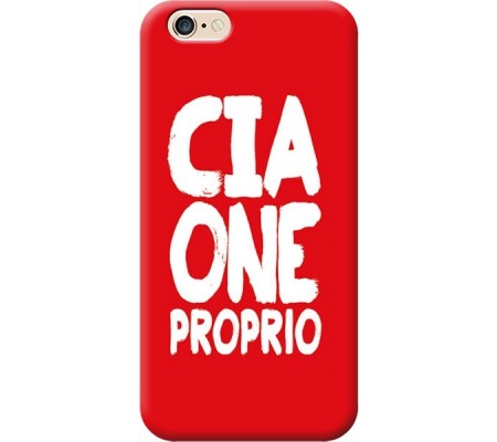 Cover Apple iPhone 6 CIAONE PROPRIO Bordo Nero