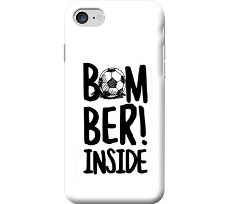 Cover Apple iPhone 7 BOMBER INSIDE Bordo Nero
