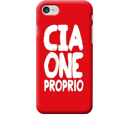 Cover Apple iPhone 7 CIAONE PROPRIO Bordo Nero