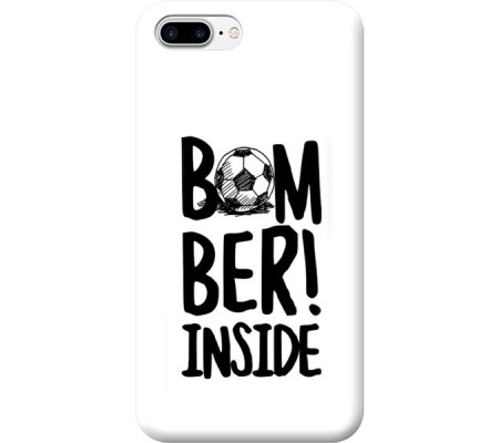 Cover Apple iPhone 7 plus BOMBER INSIDE Bordo Nero