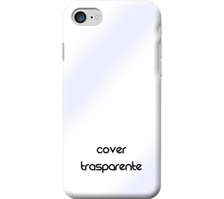 Cover Apple iPhone 7 TRASPARENTE Bordo Nero