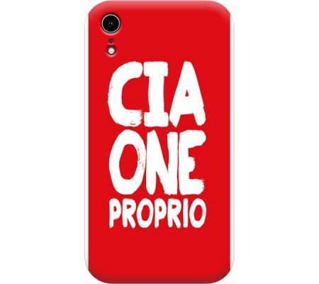 Cover Apple iPhone XR CIAONE PROPRIO Bordo Nero