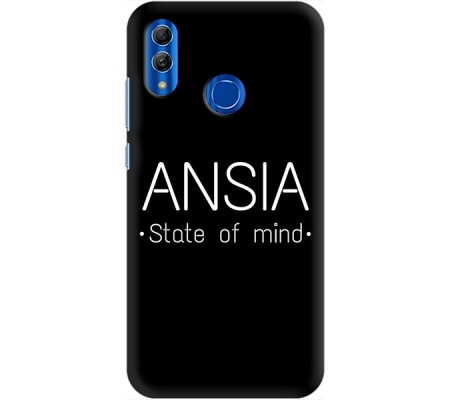 Cover Huawei PSMART 2019 ANSIA STATE OF MIND Bordo Trasparente