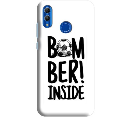 Cover Huawei PSMART 2019 BOMBER INSIDE Bordo Trasparente