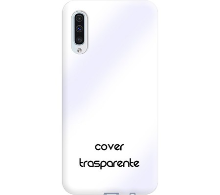 Cover Samsung A30S TRASPARENTE Bordo Trasparente