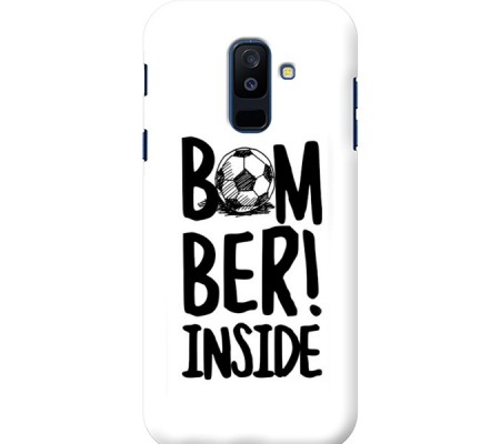 Cover Samsung A6 2018 BOMBER INSIDE Bordo Nero