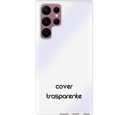 Cover Samsung S22 Ultra TRASPARENTE Bordo Trasparente